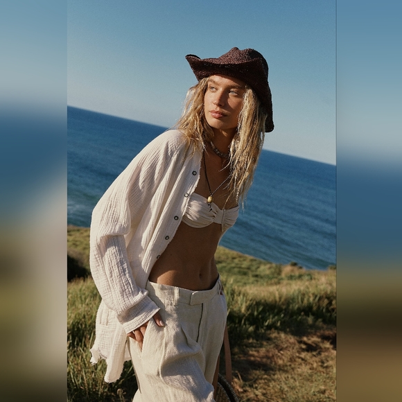 SOLD- NWT- Free People Summer Daydream V-Neck Babydoll Shirtdress. - Picture 1 of 11